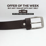 Men's Belt 843 - Brown, Men, Belt, Chase Value, Chase Value