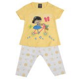 Girls Pajama Suit - Yellow, Kids, Girls Sets And Suits, Chase Value, Chase Value