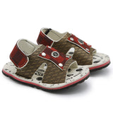 Newborn Baba sandal - Maroon, Kids, Newborn Caps, Shoes & Socks, Chase Value, Chase Value