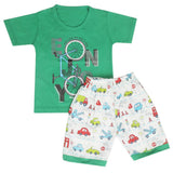 Boys Half Sleeves Short Suit - Green, Kids, Boys Sets And Suits, Chase Value, Chase Value