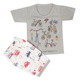 Boys Half Sleeves Short Suit - Grey, Kids, Boys Sets And Suits, Chase Value, Chase Value