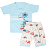 Boys Half Sleeves Short Suit - Blue, Kids, Boys Sets And Suits, Chase Value, Chase Value