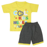 Boys Half Sleeves Short Suit - Yellow, Kids, Boys Sets And Suits, Chase Value, Chase Value