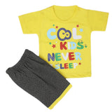 Boys Half Sleeves Short Suit - Yellow, Kids, Boys Sets And Suits, Chase Value, Chase Value
