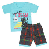 Boys Half Sleeves Short Suit - Blue, Kids, Boys Sets And Suits, Chase Value, Chase Value