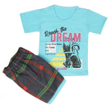 Boys Half Sleeves Short Suit - Blue, Kids, Boys Sets And Suits, Chase Value, Chase Value