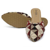 Women's Backless Slipper - Maroon, Women, Slippers, Chase Value, Chase Value