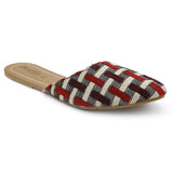 Women's Backless Slipper - Maroon, Women, Slippers, Chase Value, Chase Value