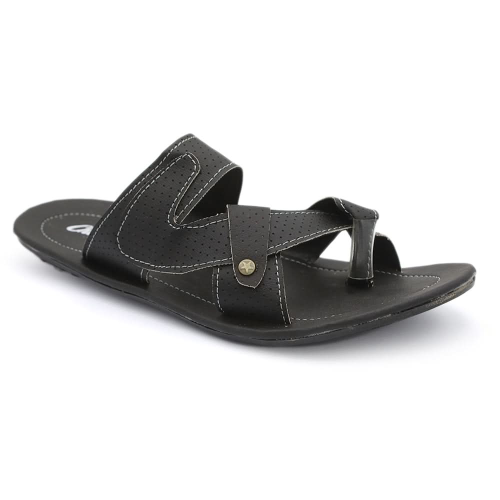 Men's Slipper - Black, Men, Slippers, Chase Value, Chase Value