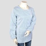 Women's Printed Top With Belt - Blue, Women, T-Shirts And Tops, Chase Value, Chase Value