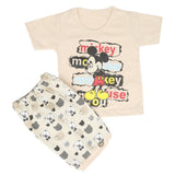 Boys Half Sleeves Short Suit - Fawn, Kids, Boys Sets And Suits, Chase Value, Chase Value