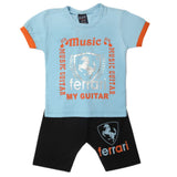 Boys Half Sleeves Short Suit - Blue, Kids, Boys Sets And Suits, Chase Value, Chase Value