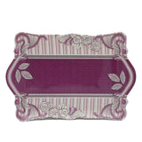Flower Emboss Tray Small - Purple, Home & Lifestyle, Serving And Dining, Chase Value, Chase Value