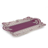Flower Emboss Tray Small - Purple, Home & Lifestyle, Serving And Dining, Chase Value, Chase Value