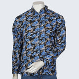 Women's Printed Casual Shirt - Blue, Women, T-Shirts And Tops, Chase Value, Chase Value