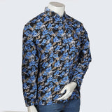 Women's Printed Casual Shirt - Blue, Women, T-Shirts And Tops, Chase Value, Chase Value