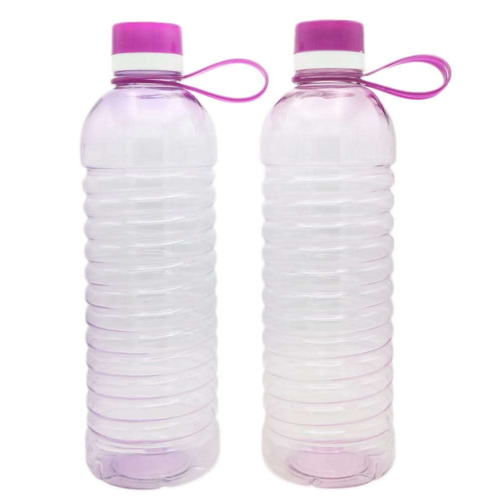 Pack of 2 Water Bottles - Purple, Home & Lifestyle, Glassware & Drinkware, Chase Value, Chase Value