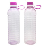 Pack of 2 Water Bottles - Purple, Home & Lifestyle, Glassware & Drinkware, Chase Value, Chase Value