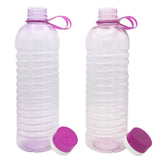 Pack of 2 Water Bottles - Purple, Home & Lifestyle, Glassware & Drinkware, Chase Value, Chase Value