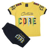 Boys Half Sleeves Short Suit - Yellow, Boys Sets & Suits, Chase Value, Chase Value