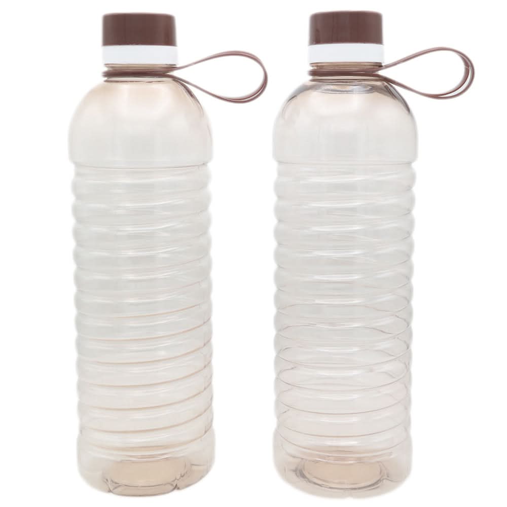 Pack of 2 Water Bottles - Brown, Home & Lifestyle, Glassware & Drinkware, Chase Value, Chase Value