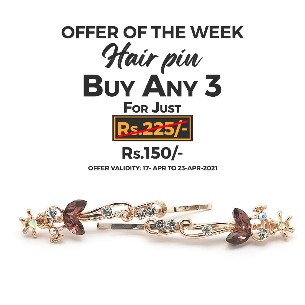 Women's Hair Pin & Clip - Dark Purple, Women, Hair And Head Jewellery, Chase Value, Chase Value