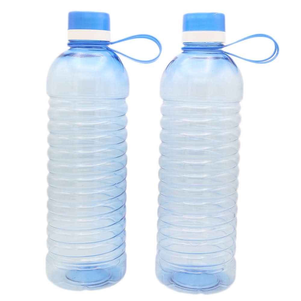 Pack of 2 Water Bottles - Blue, Home & Lifestyle, Glassware & Drinkware, Chase Value, Chase Value