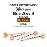Women's Hair Pin & Clip - Brown, Women, Hair And Head Jewellery, Chase Value, Chase Value