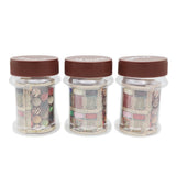 Grip Storage Jar 3Pcs Set - Brown, Home & Lifestyle, Storage Boxes, Chase Value, Chase Value
