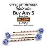 Women's Hair Pin & Clip - Royal Blue, Women, Hair And Head Jewellery, Chase Value, Chase Value