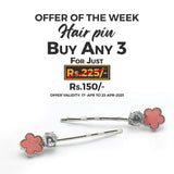 Women's Hair Pin & Clip - Pink, Women, Hair And Head Jewellery, Chase Value, Chase Value