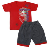 Boys Half Sleeves Short Suit - Red, Kids, Boys Sets And Suits, Chase Value, Chase Value