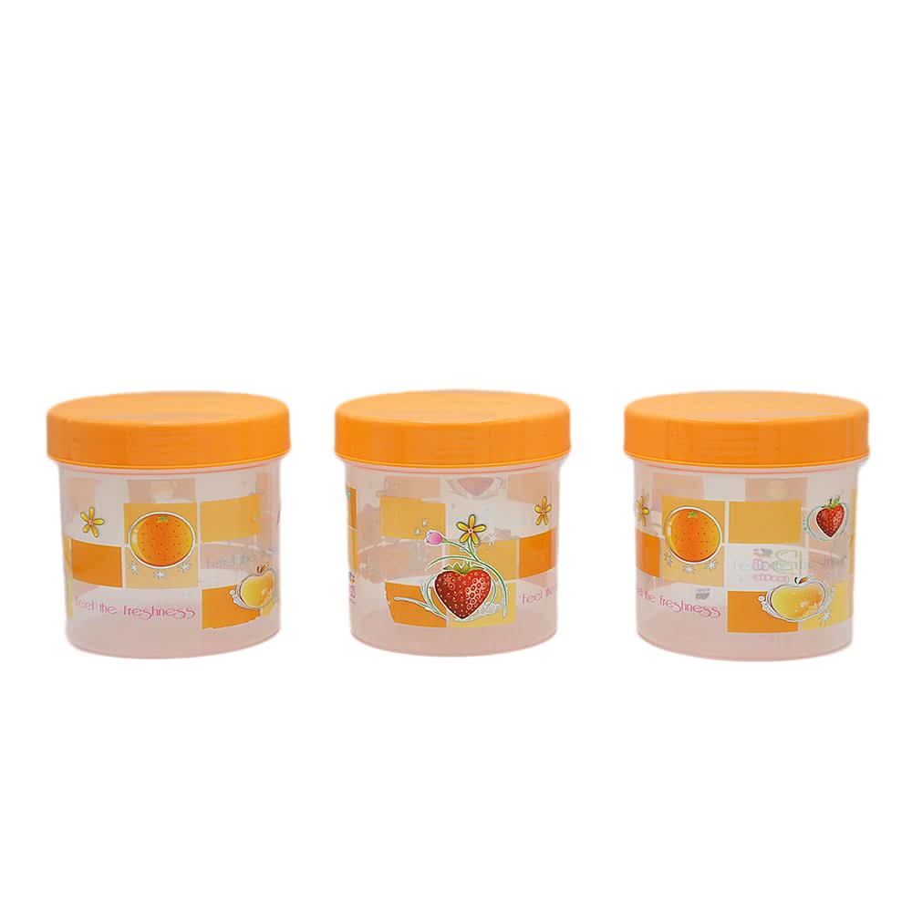 Small Jar Net 3Pc - Orange, Home & Lifestyle, Storage Boxes, Chase Value, Chase Value