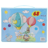 Color Kit 68 Pcs - Blue, Kids, Pencil Boxes And Stationery Sets, Chase value, Chase Value