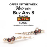 Women's Hair Pin & Clip - Maroon, Women, Hair And Head Jewellery, Chase Value, Chase Value