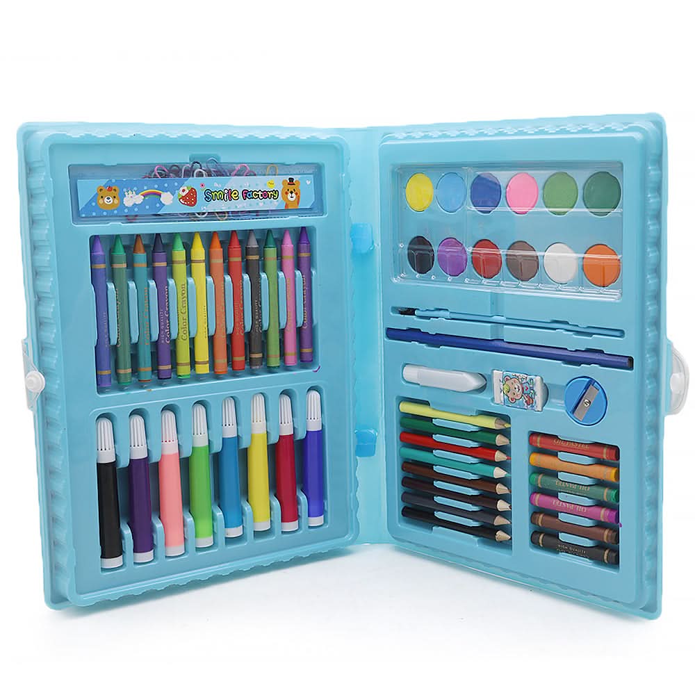 Color Kit 68 Pcs - Blue, Kids, Pencil Boxes And Stationery Sets, Chase value, Chase Value