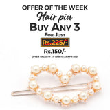 Women's Hair Pin & Clip - Golden, Women, Hair And Head Jewellery, Chase Value, Chase Value