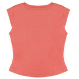 Girls Half Sleeves T-Shirt - Peach, Kids, Girls T-Shirts, Chase Value, Chase Value