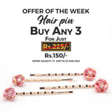 Women's Hair Pin & Clip - Pink, Women, Hair And Head Jewellery, Chase Value, Chase Value