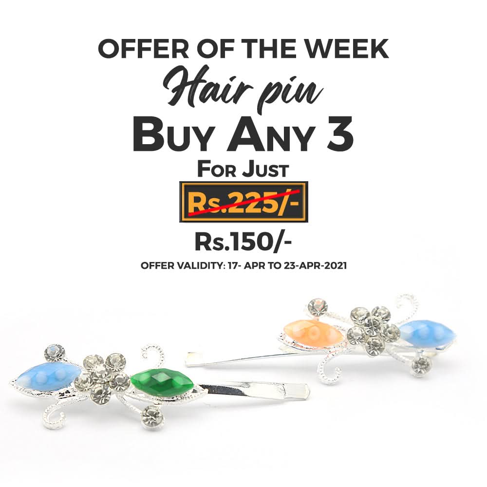 Women's Hair Pin & Clip - Multi, Women, Hair And Head Jewellery, Chase Value, Chase Value