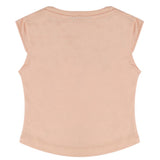 Girls Half Sleeves T-Shirt - Peach, Kids, Girls T-Shirts, Chase Value, Chase Value