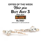 Women's Hair Pin & Clip - White, Women, Hair And Head Jewellery, Chase Value, Chase Value