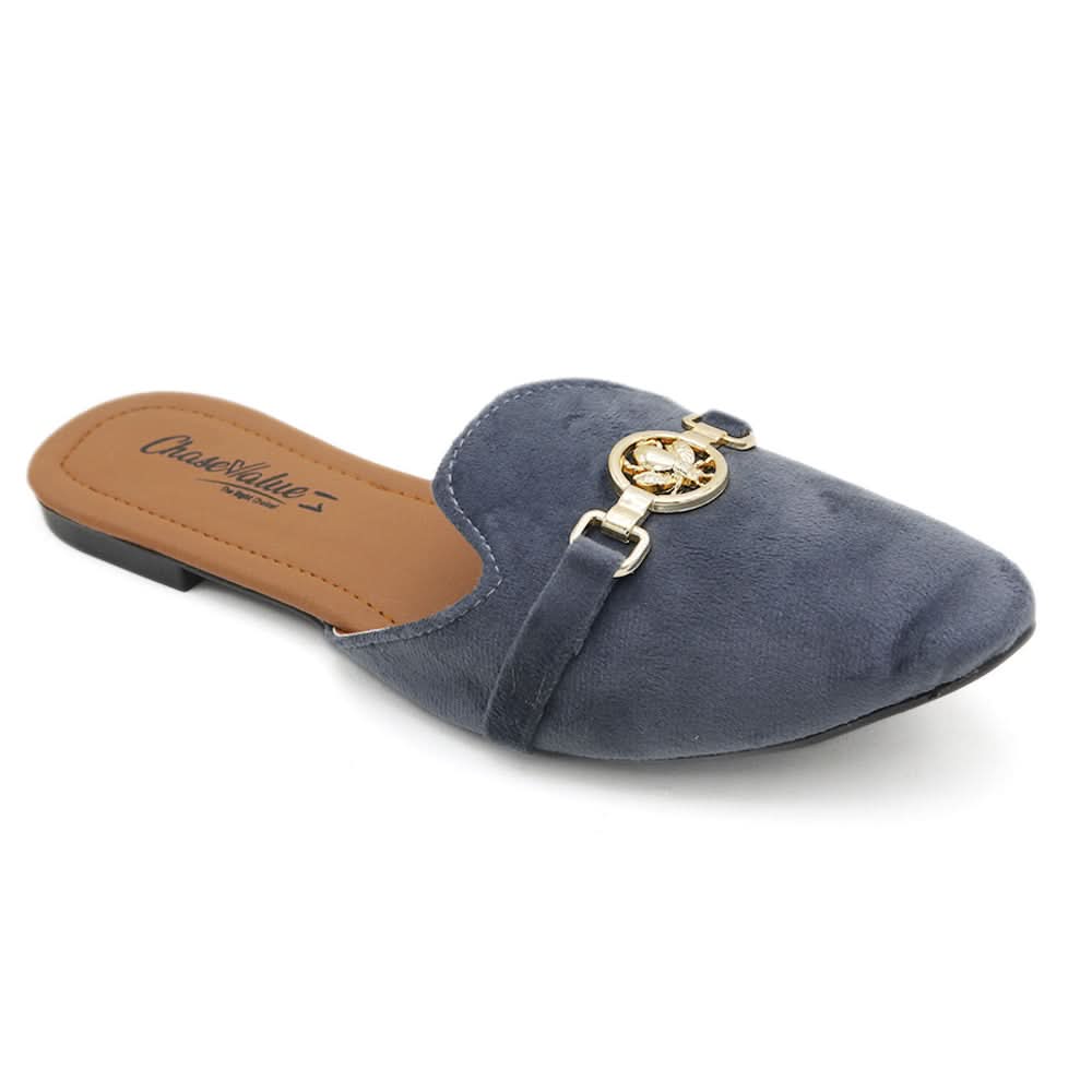 Women's Backless Slipper - Grey, Women, Slippers, Chase Value, Chase Value