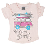 Girls Half Sleeves T-Shirt - Pink, Kids, Girls T-Shirts, Chase Value, Chase Value