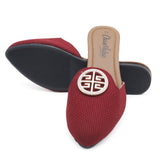 Women's Backless Slipper - Maroon, Women, Slippers, Chase Value, Chase Value