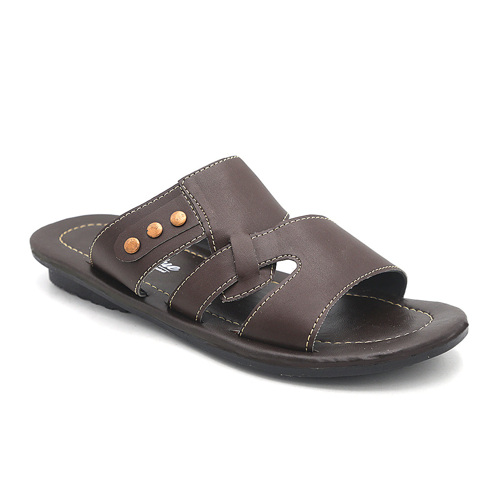 Men's Slippers C22 - Brown, Men, Slippers, Chase Value, Chase Value
