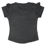Girls Half Sleeves T-Shirt - Grey, Kids, Girls T-Shirts, Chase Value, Chase Value