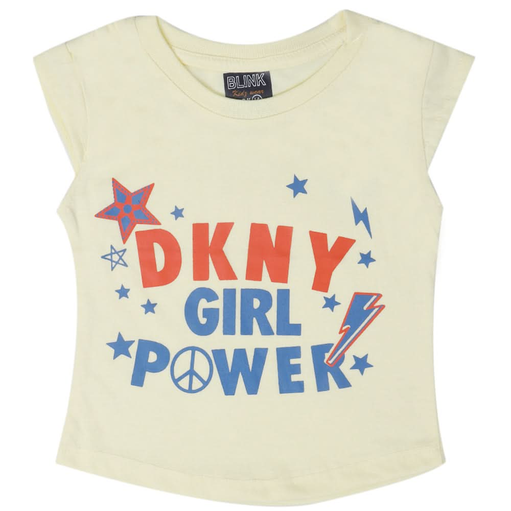 Girls Half Sleeves T-Shirt - Lemon, Kids, Girls T-Shirts, Chase Value, Chase Value
