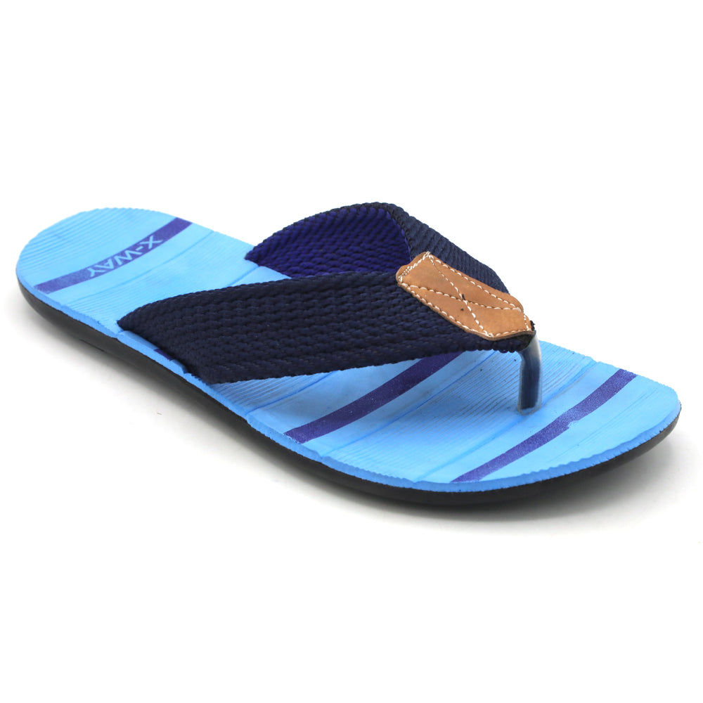 Men's Slipper - Blue, Men, Slippers, Chase Value, Chase Value