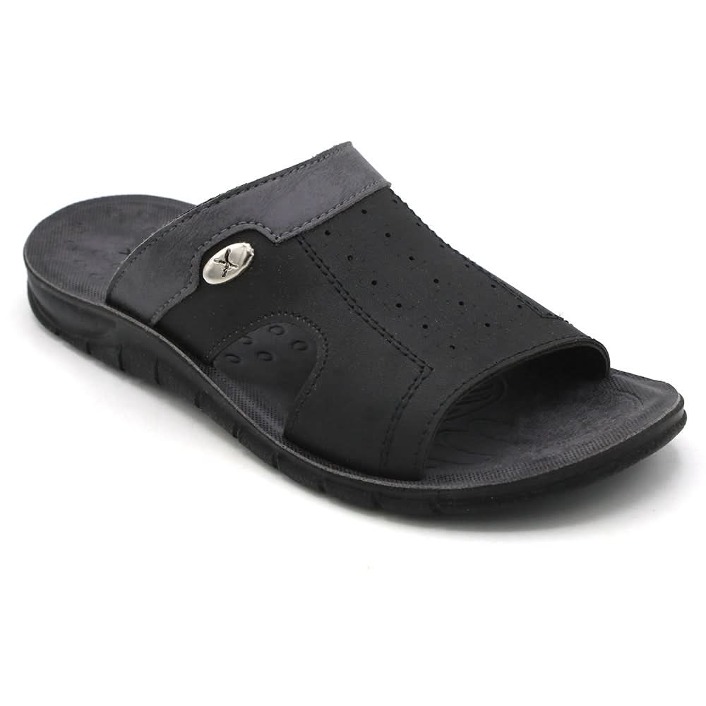 Men's Slipper - Black, Men, Slippers, Chase Value, Chase Value